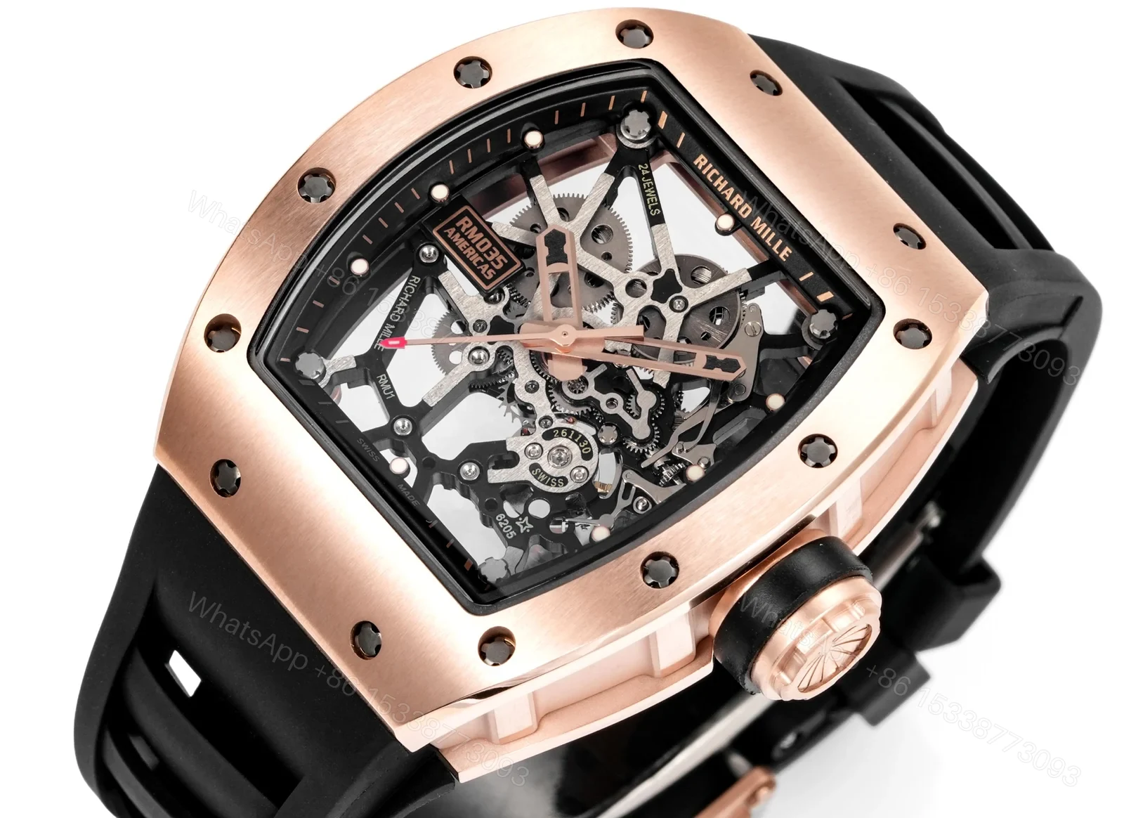 View 5 of Richard Mille RM035 Big Bull RMUL1 NTPT Carbon Fiber RM035-BIGBULL-RMUL1-NTPT-VELCRO