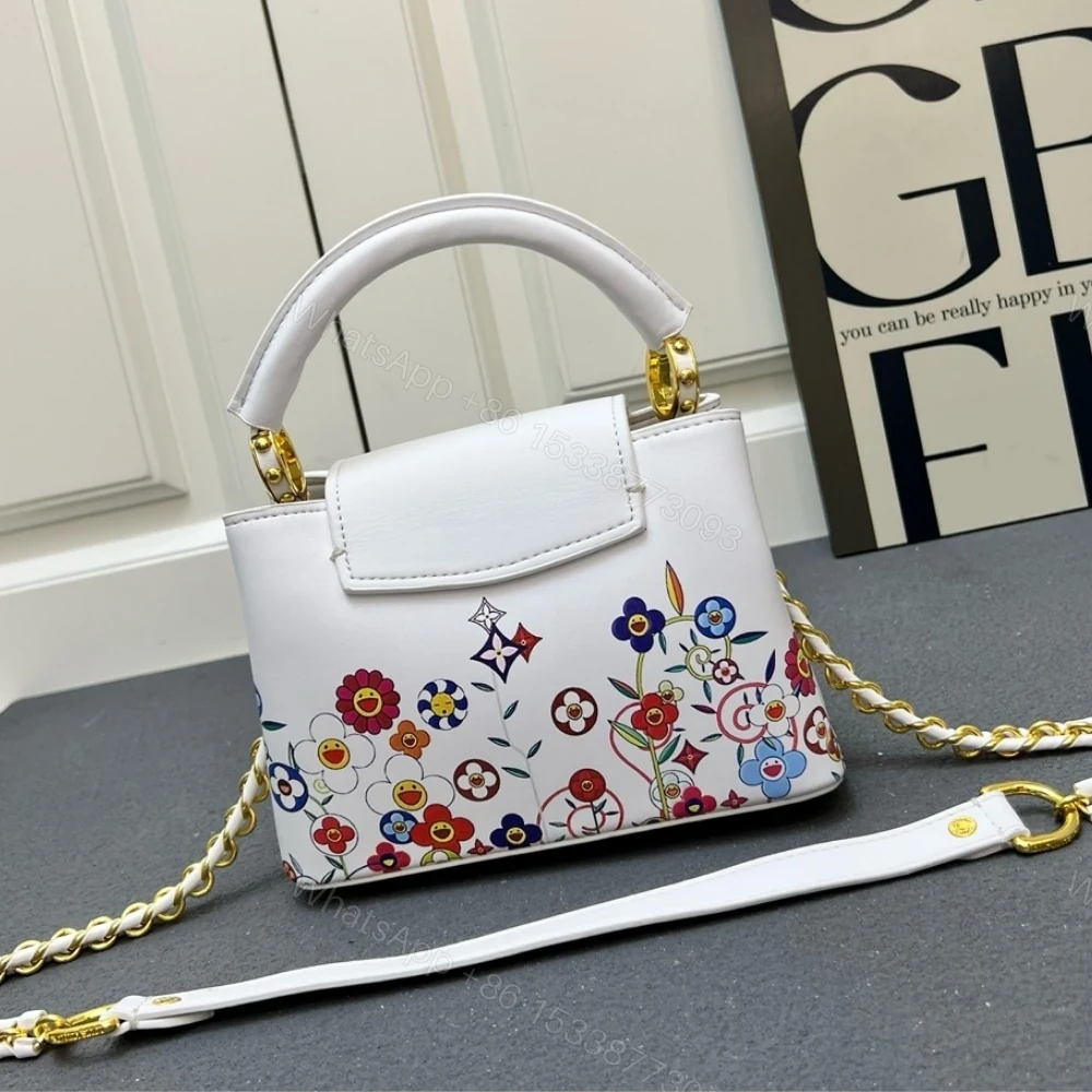 View 3 of Louis Vuitton X Murakami Capucines East West Mini White 21Cm M13246