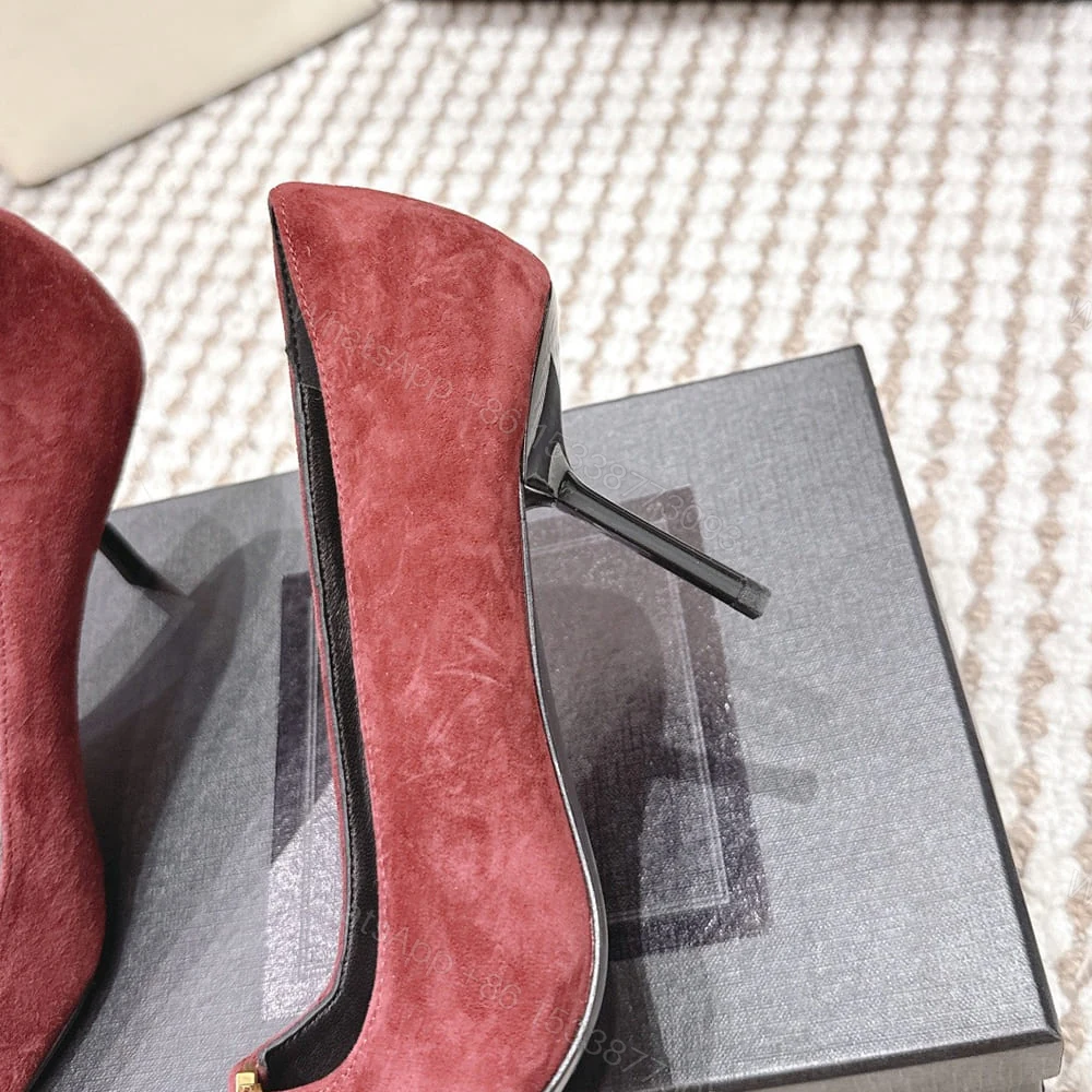 View 7 of YSL BABYLONE BRETEUIL pumps in suede