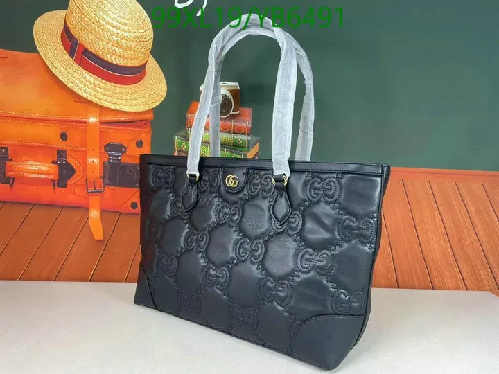 View 12 of Elegant Gucci GG Quilted Grey Matelassé Small Tote YP35VX