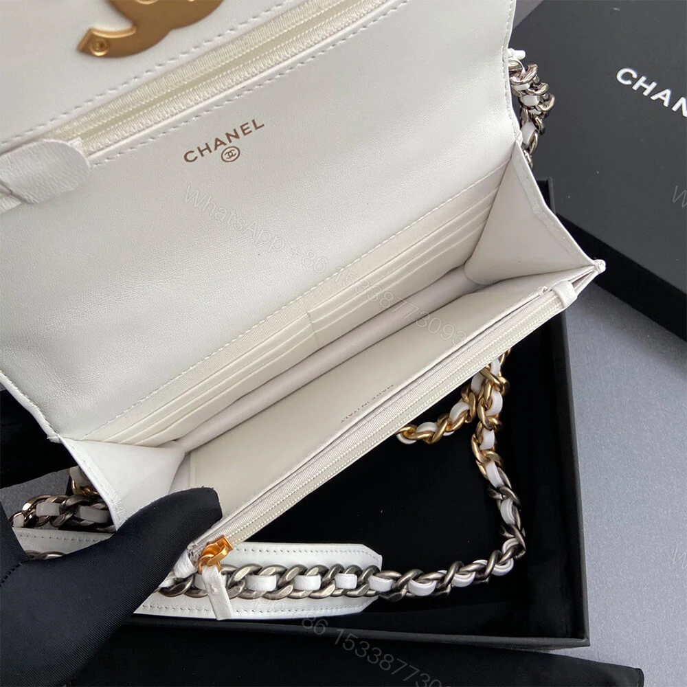 View 8 of CHANEL 19 Wallet on Chain