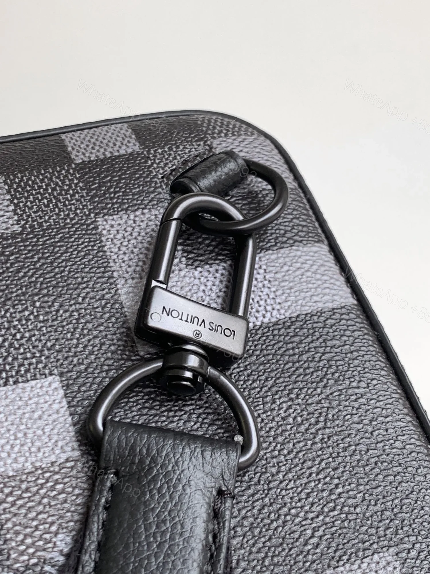 View 4 of LV AVENUE 31 IN BLACK CANVAS CALFSKIN
