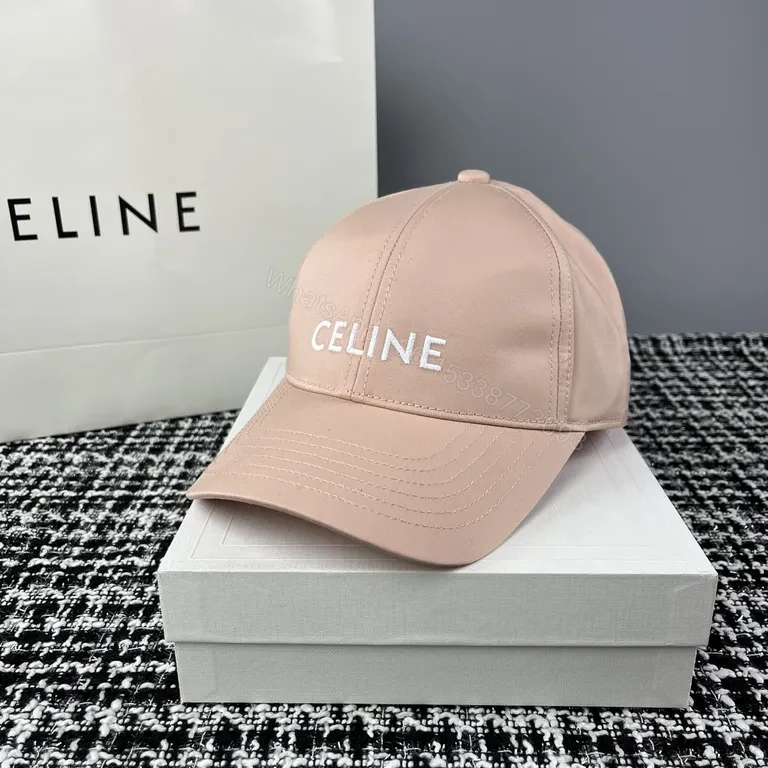 View 2 of Khaki Cotton Blend Cap â€” Subtle Celine-Inspired Luxury Cap