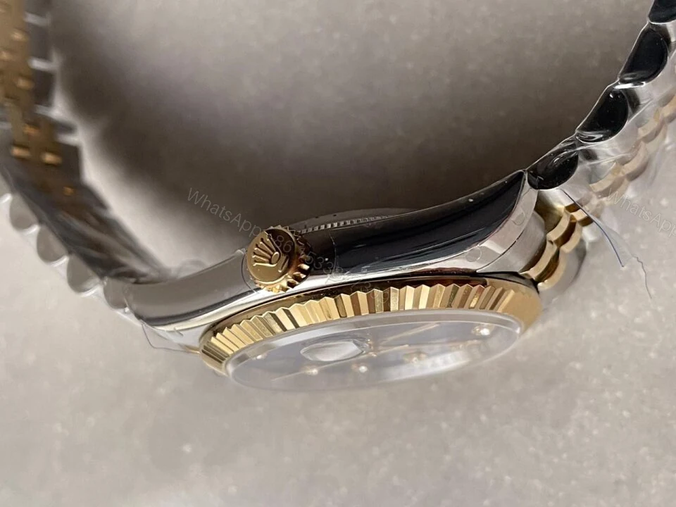 View 5 of Rolex DateJust 31mm Ladies 278289 BPF Blue /gold Dial 316L steel