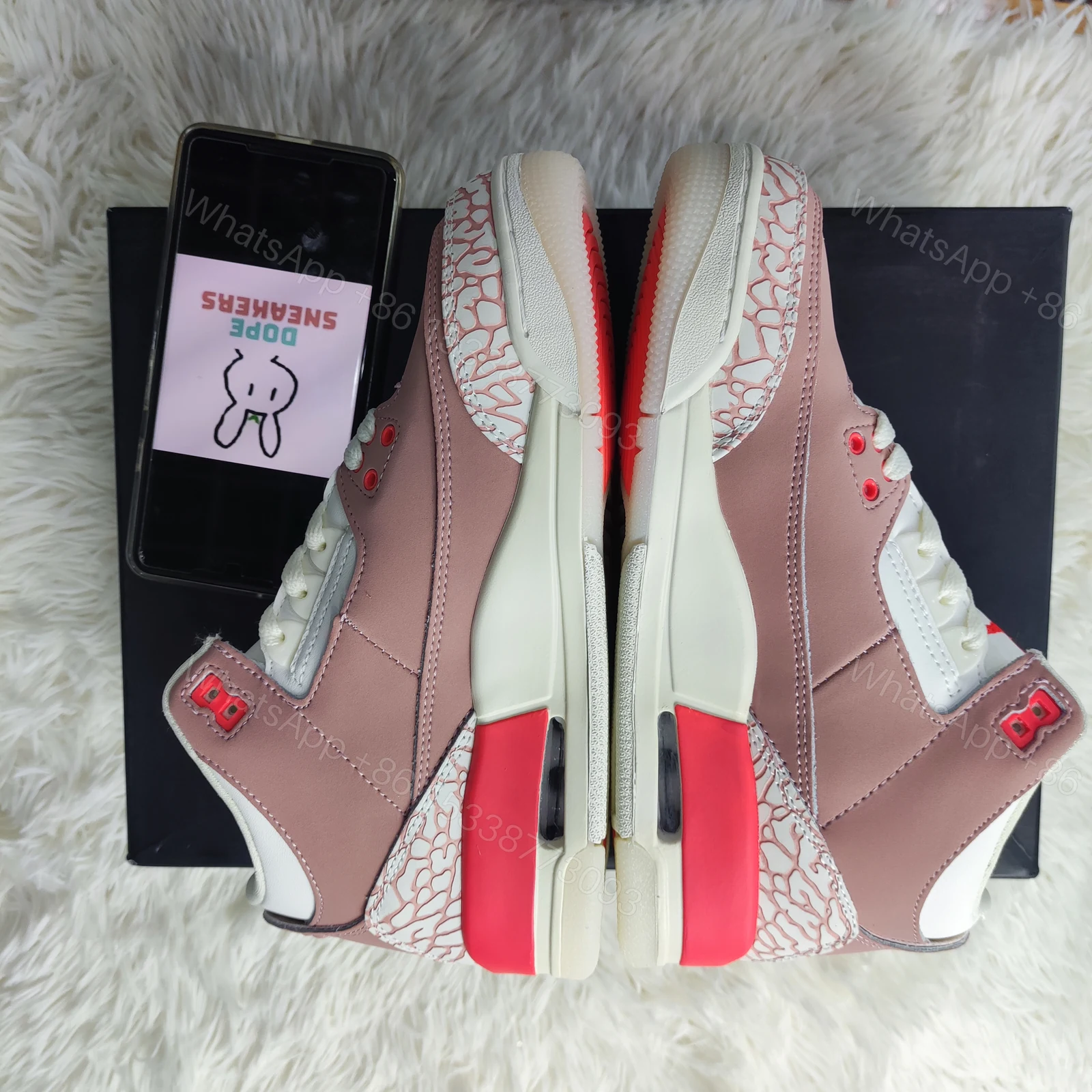 View 5 of Air Jordan 3 Retro Rust Pink