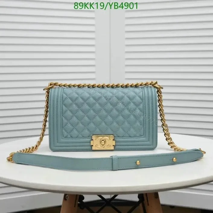 View 17 of Chanel Boy Medium Leather Black Handbag