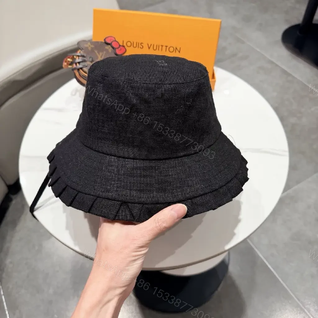 View 6 of Chic Structured Bucket Hat with Premium Emblem