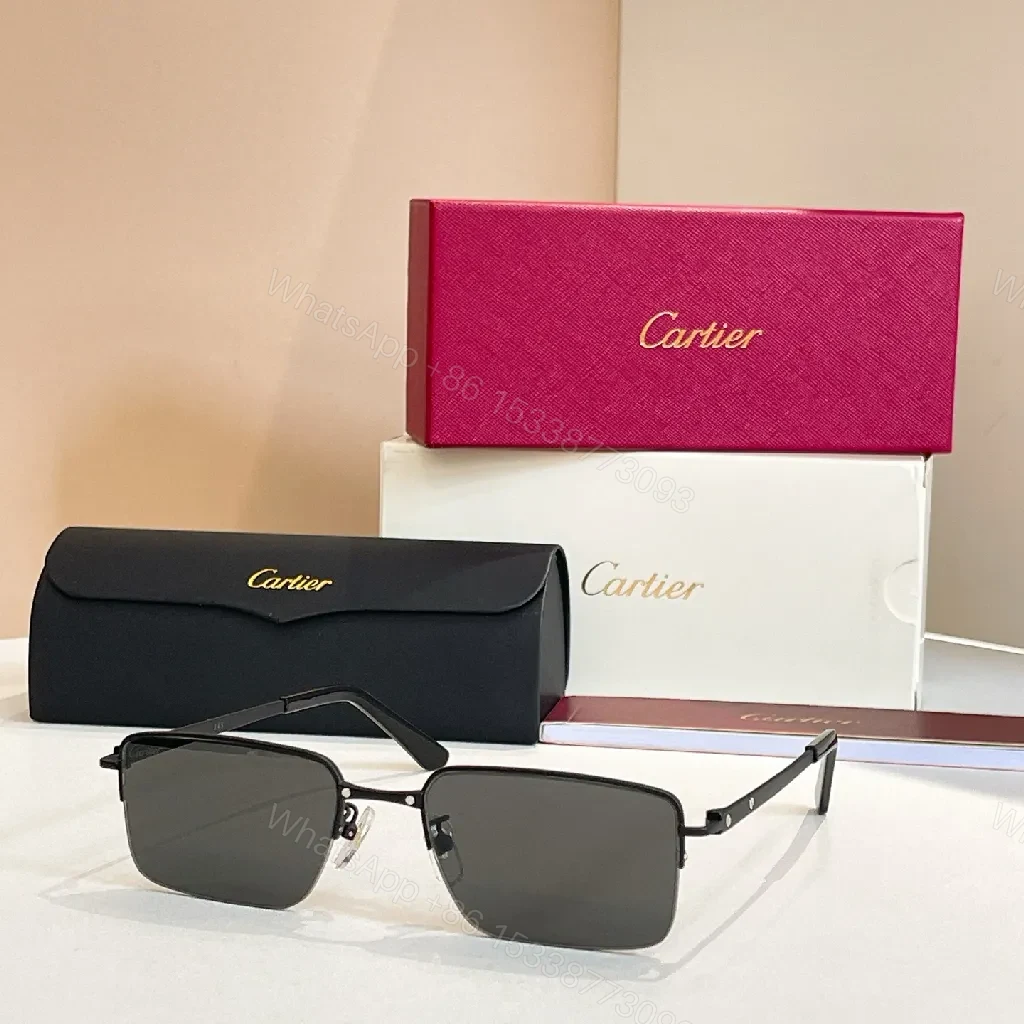 Chic Minimalist Square Sunglasses: Subtle Cartier-Inspired Luxury — view 1