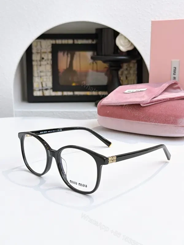 Black Acetate Round-Rectangle Eyeglasses with Gold Accents, Modern Luxury Frames — view 1