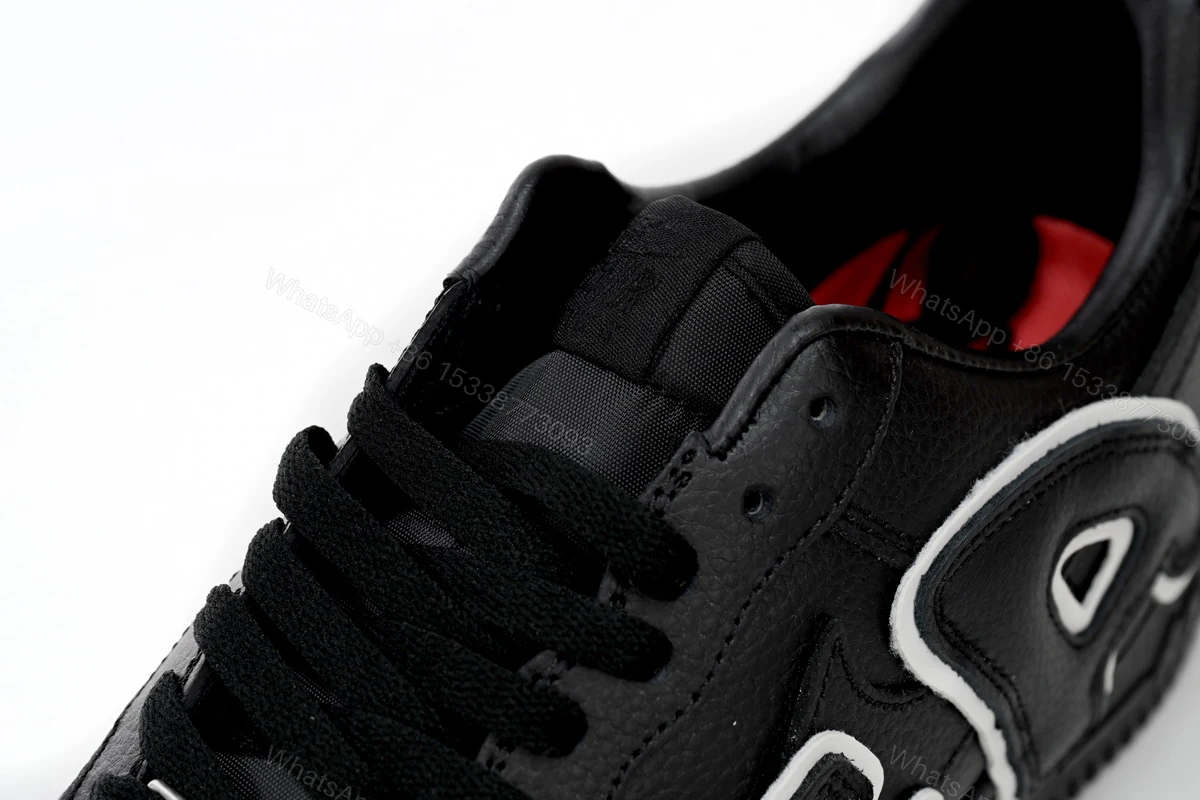 View 2 of CPFM x Nike Air Force 1 All Black DC4457-001(2020)