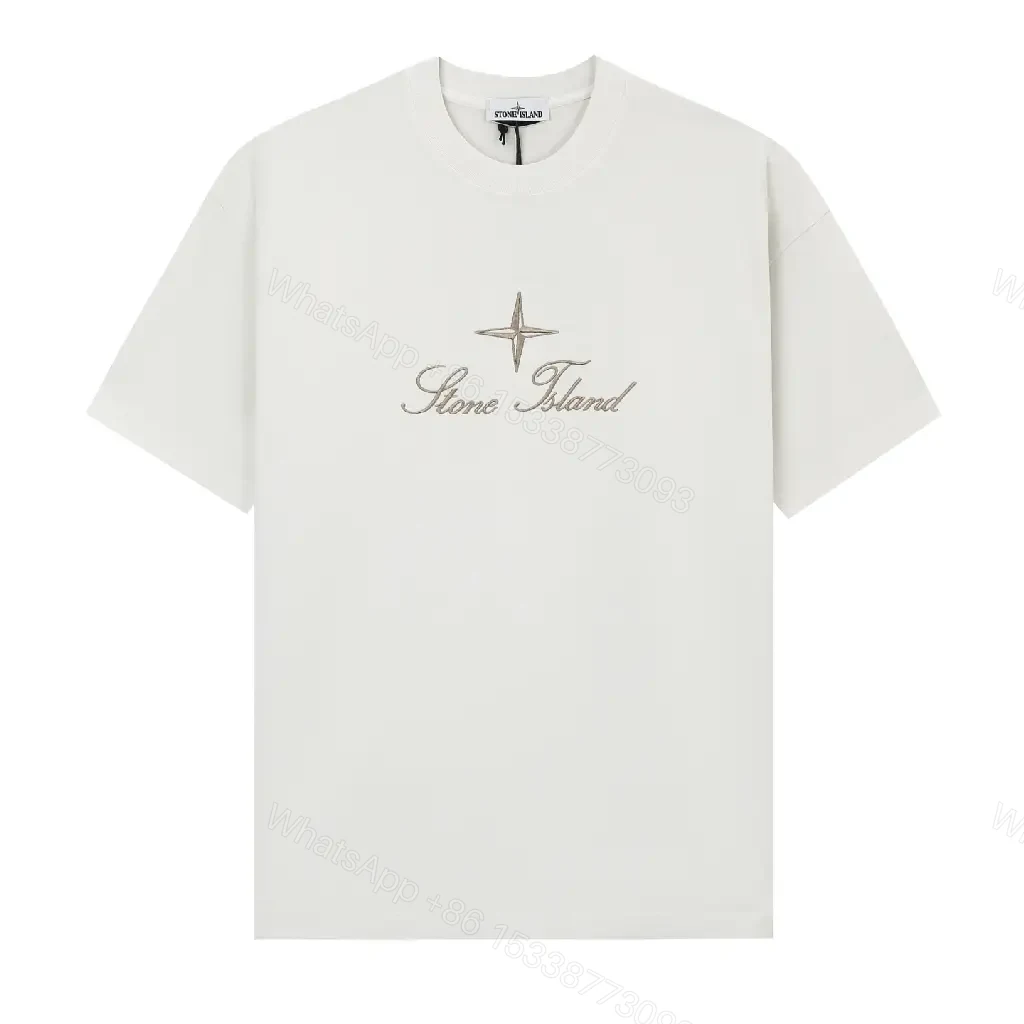 View 3 of Soft Cotton Luxe Logo Tee – Premium Minimalist Style, All-Day Comfort