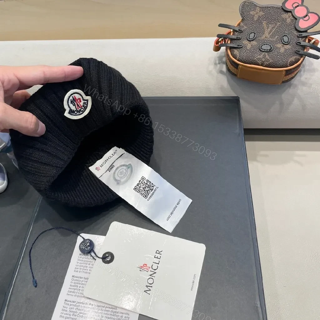 View 8 of Black Knit Beanie – Ribbed Warmth, Subtle Luxury, Everyday Wear