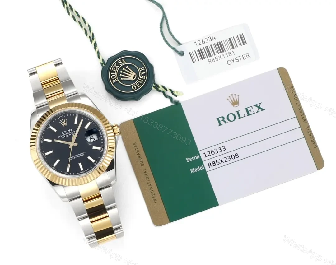 View 9 of KZ Factory Clean Factory JVS Rolex Datejust Black Two-Tone Watch