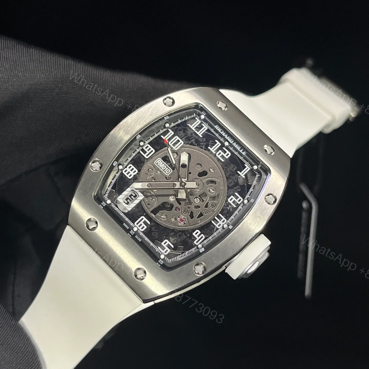 View 4 of Richard Mille Skeleton Automatic Luxury Watch RM010-SKELETON-AUTO-48X39