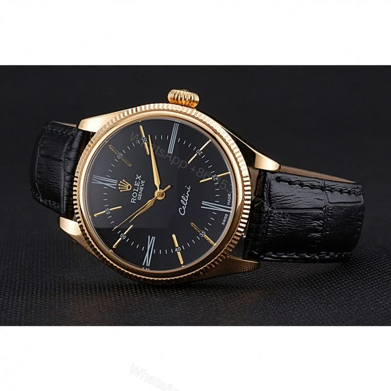 View 4 of Replica Rolex Cellini Black Dial 622832