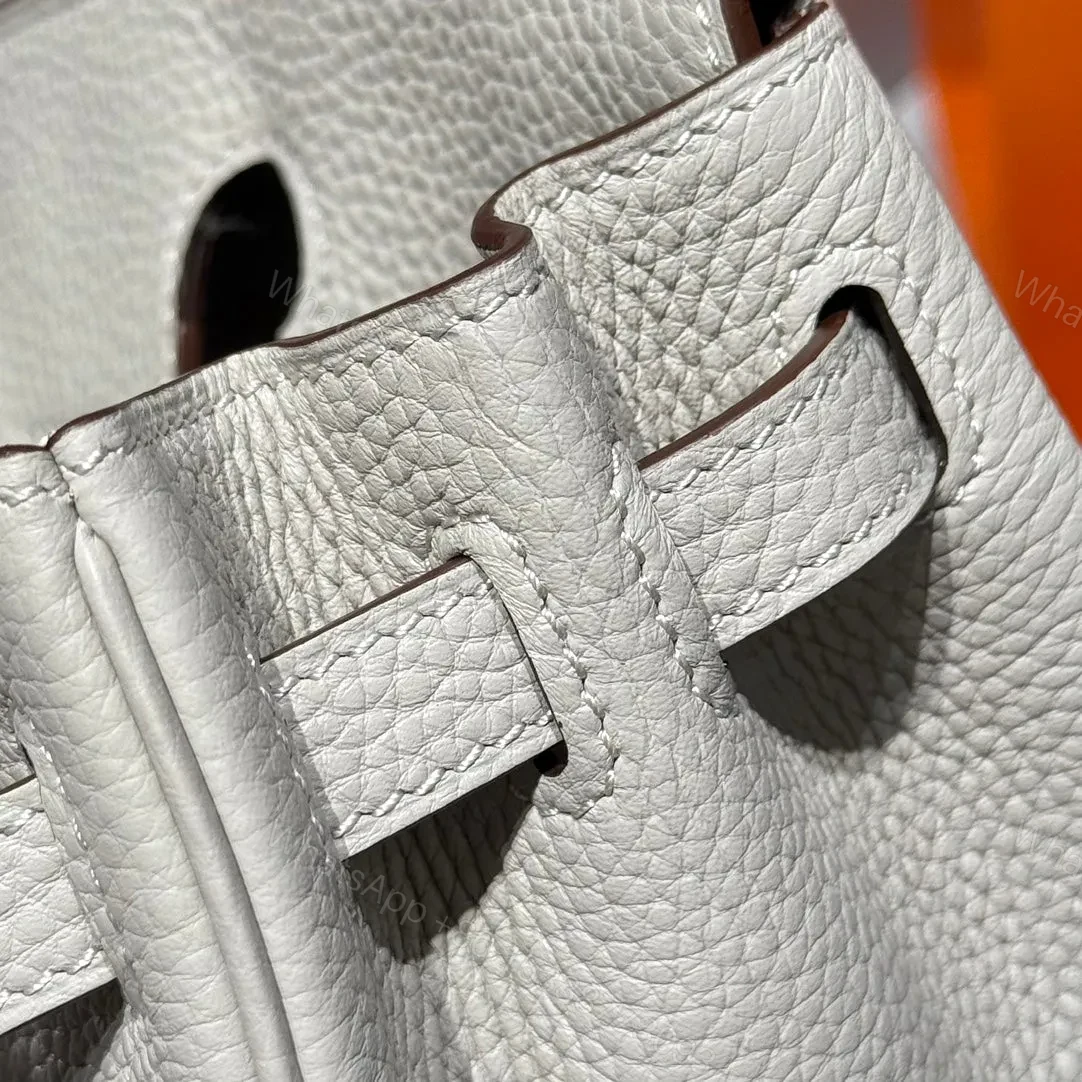 View 5 of HN 25CM BEIGE TOGO LEATHER GOLD HARDWARE