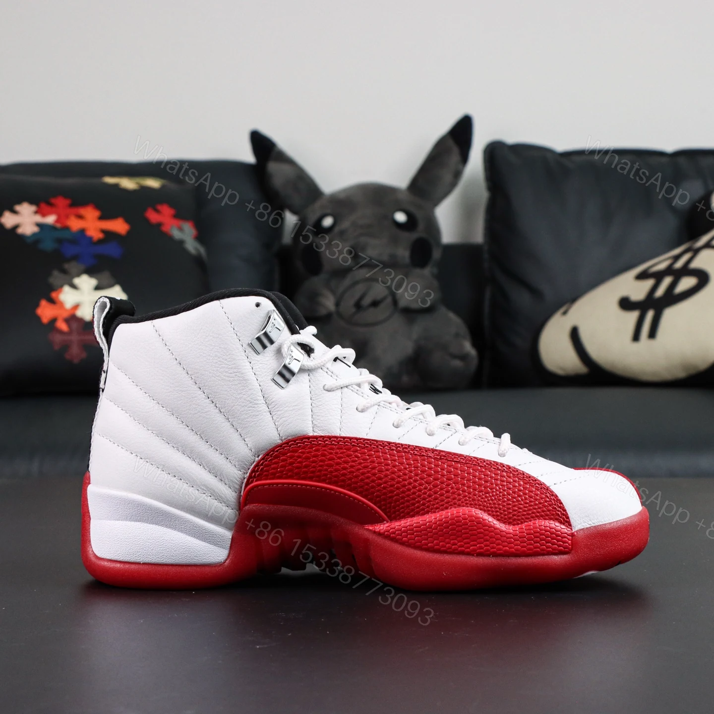 View 2 of Air Jordan 12 “Cherry” 2023 Reps