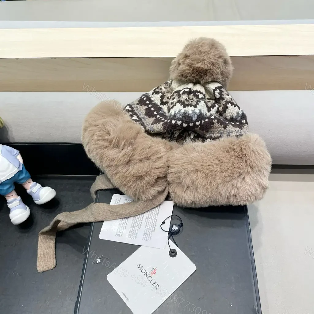 View 5 of Cozy Knit Beanie & Faux Fur Scarf Set - Luxurious Warmth