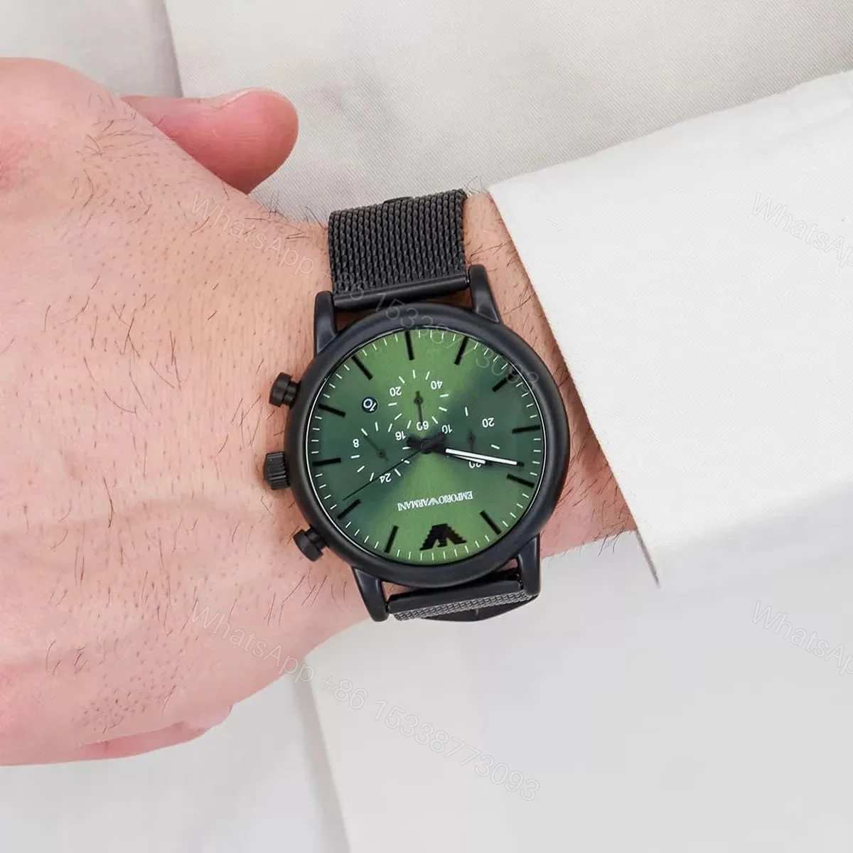 View 6 of First Copy Emporio Armani AR1968 Men’s Luxury Chronograph Watch