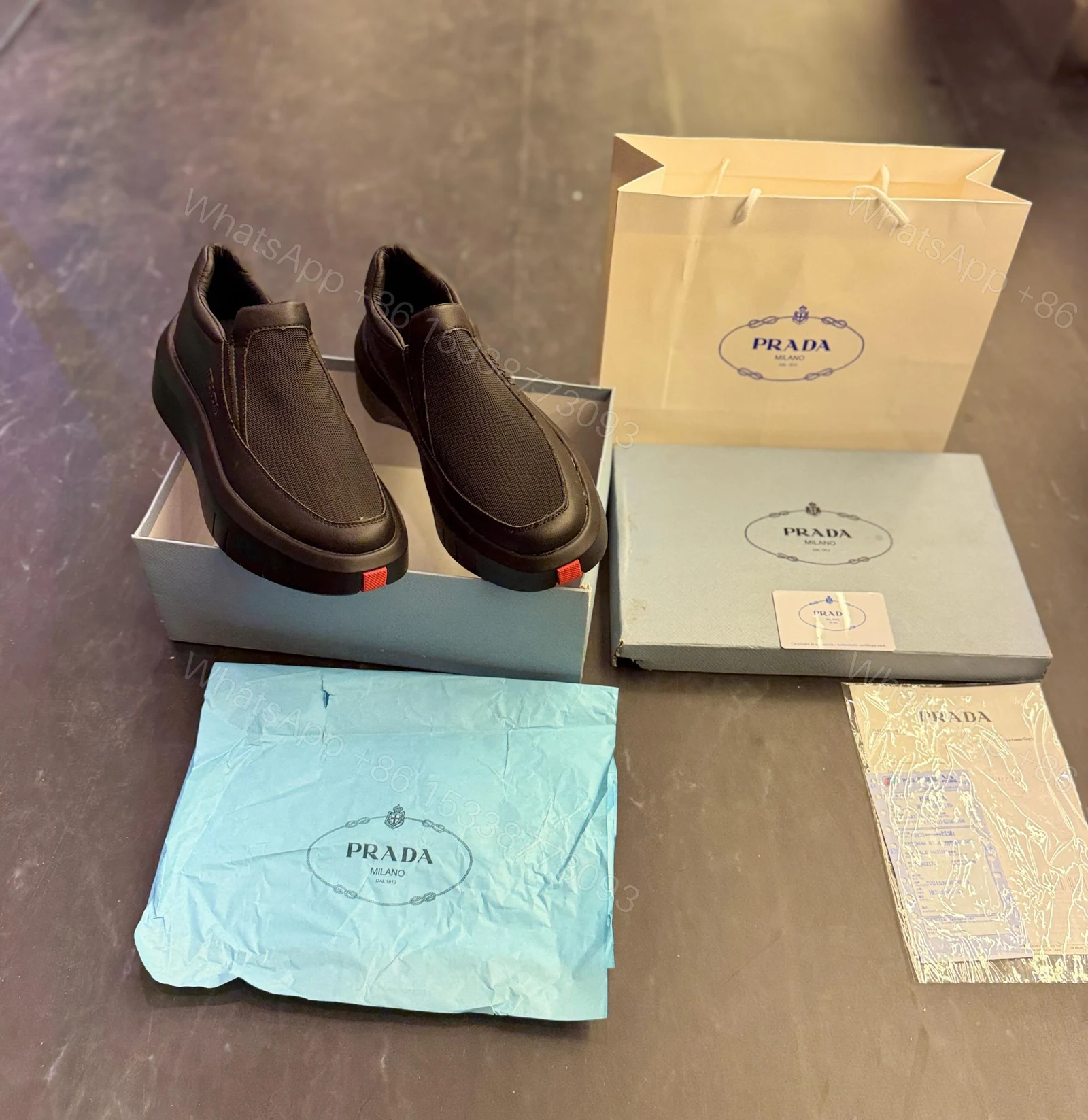 View 5 of First Copy Prada Milan Sneaker – Premium Imported Quality