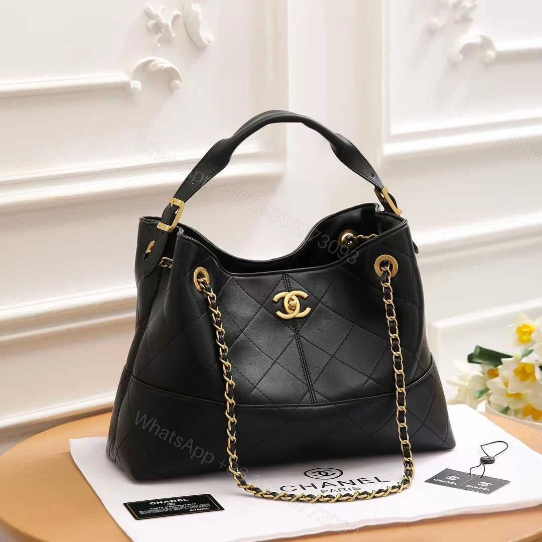 View 3 of First Copy Chanel 25 S Suede Hobo Bag