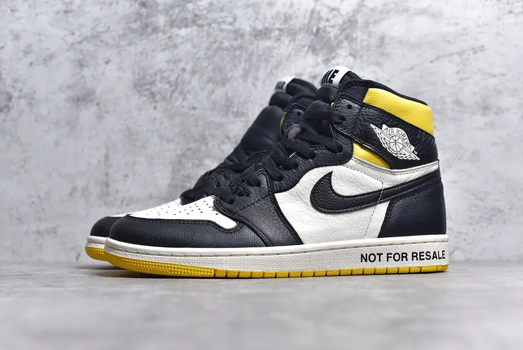 View 2 of Jordan 1 Retro High Not for Resale Varsity Maize Reps