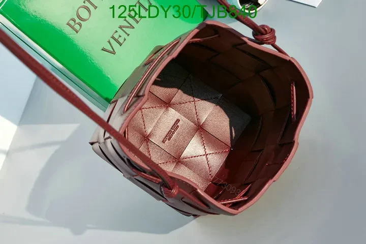 View 86 of Bottega Veneta Small Cross-Body Bucket Bag in Red BVF4722