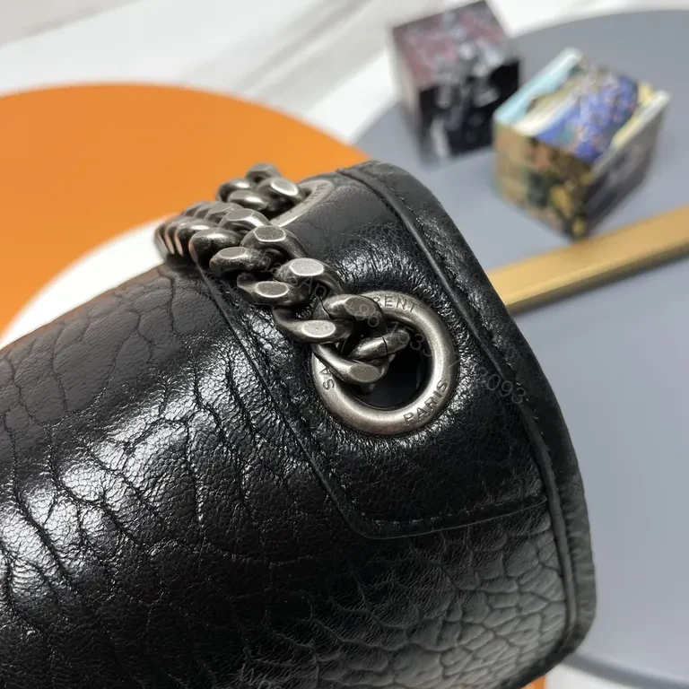View 5 of Pebbled Leather Shoulder Bag â€“ Compact Luxury with Signature Hardware
