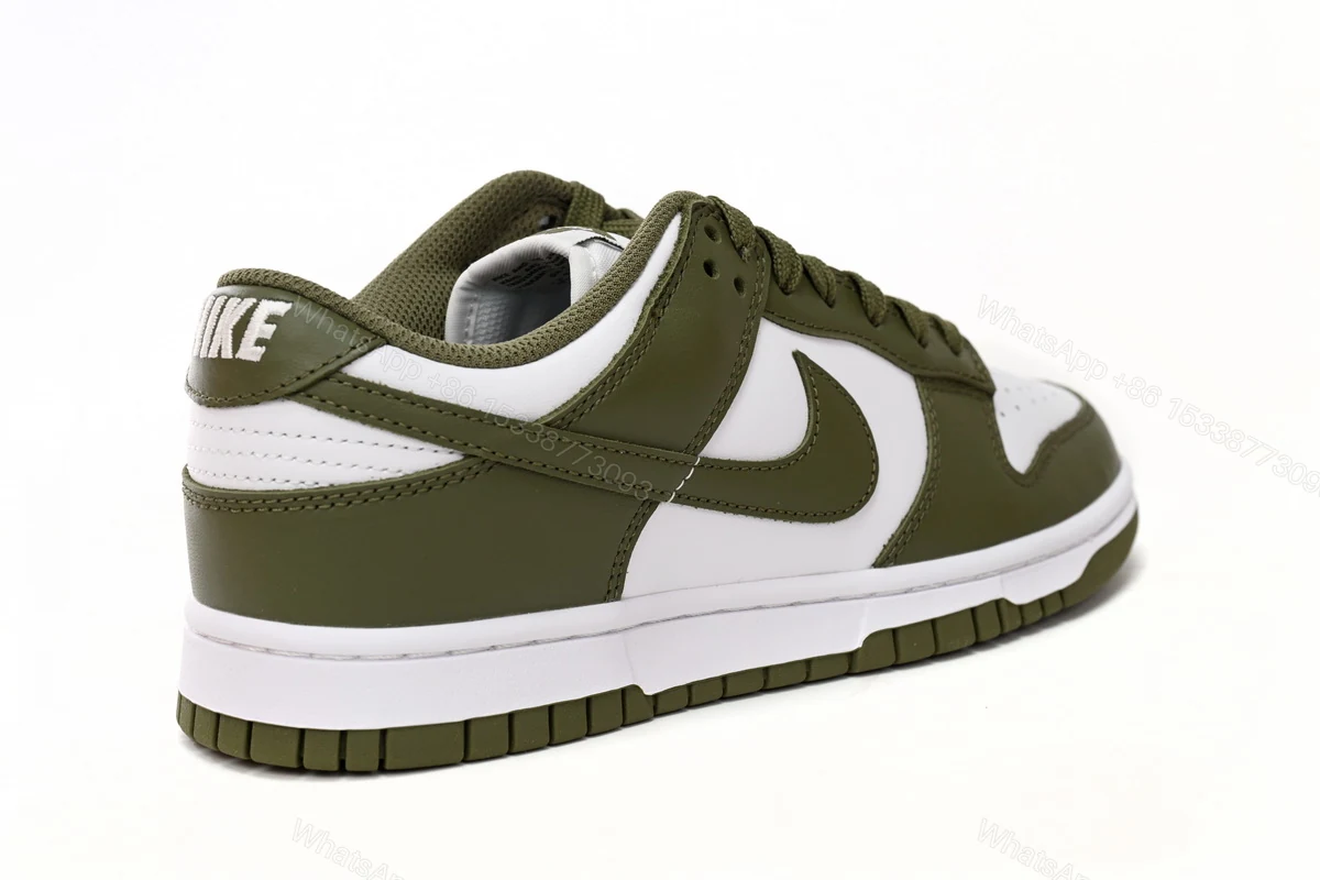 View 7 of Nike Dunk Low White Scattered olive Green DD1503-200