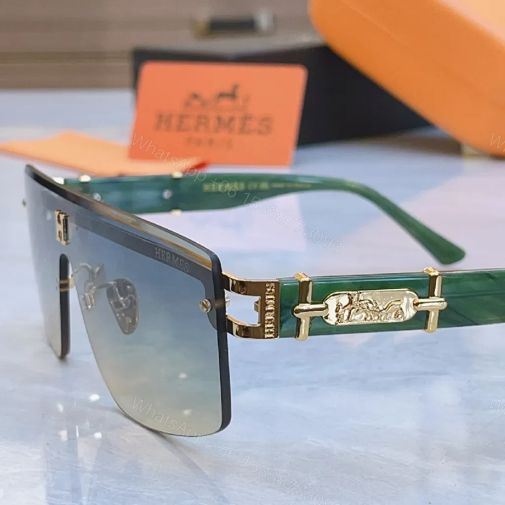 View 2 of Bold Hermes Shield Sunglasses: Blue Gradient Lens Shield