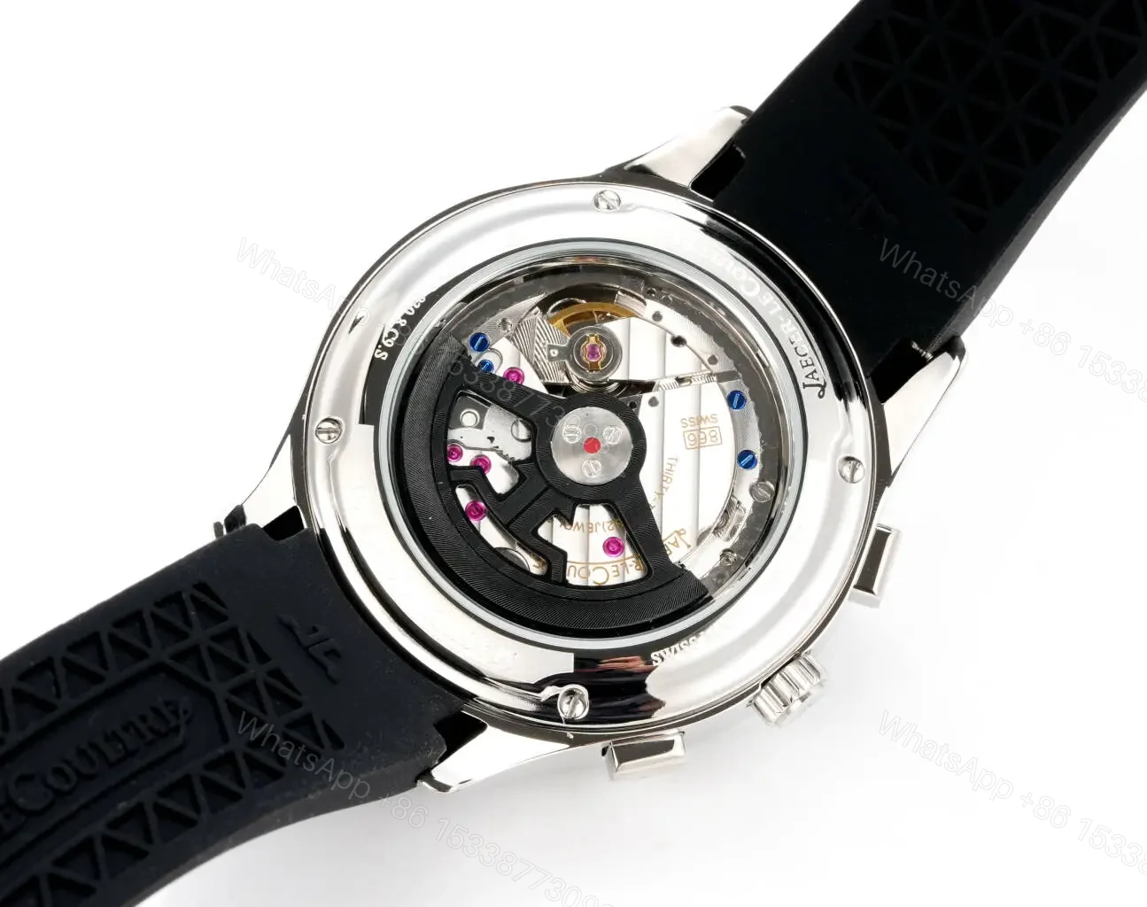 View 9 of Jaeger LeCoultre Black Chronograph Watch Rubber Strap Ultimate 42MM JLC-POL-CHRONO-BLK-RUB-42