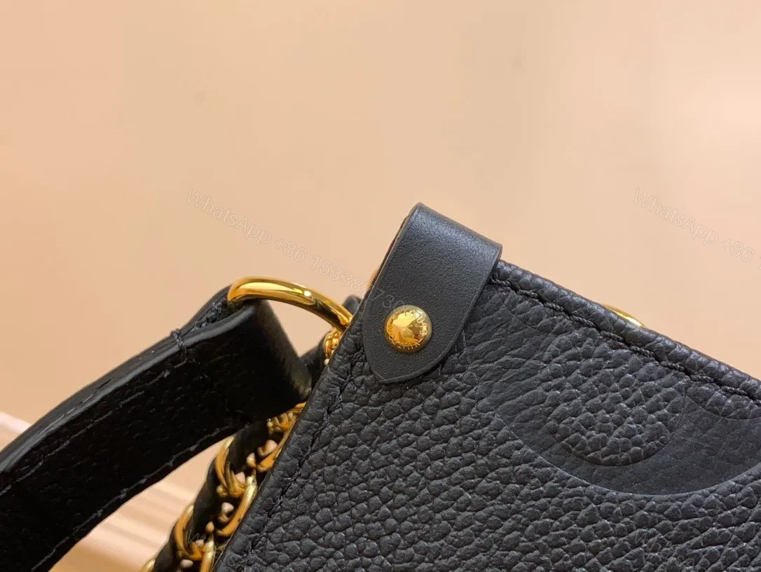 View 6 of Louis Vuitton LV On The Go Mini Replica Black Handbags 25x13x10cm