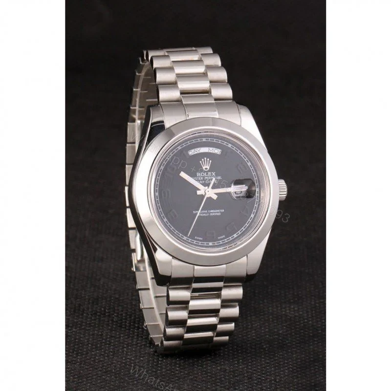 View 3 of Superclone Rolex Day-Date Black Dial 80294 40 mm