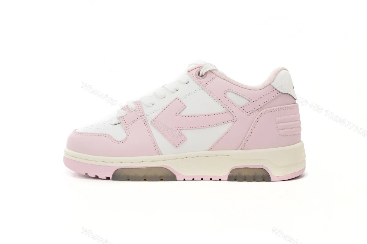View 15 of OFF-WHITE Out Of Office OOO Low Tops White Light Pink OWIA259F21LEA0010130