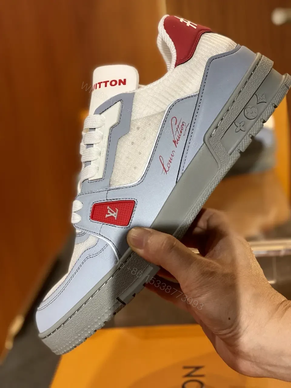 View 9 of Premium Chunky-Texture Sneakers | Luxe Street Style Comfort