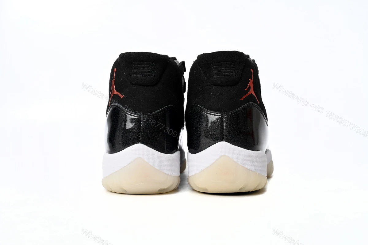 View 11 of Jordan 11 25th Anniversary Black Silver Eyelets Reps