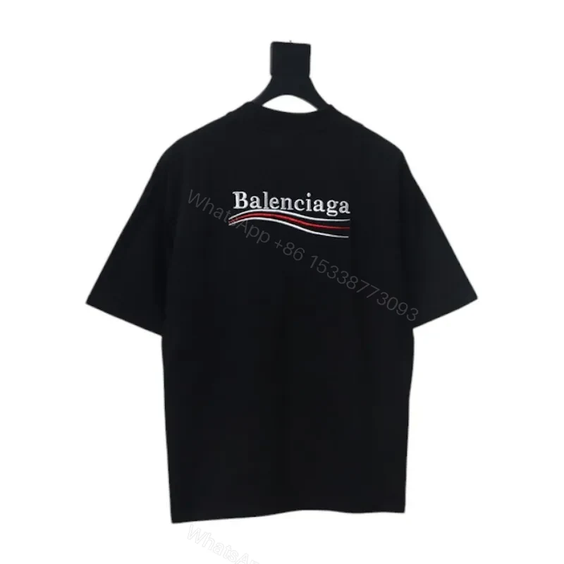 View 6 of Balenciaga Clothes Political Campaign T-Shirt Black
