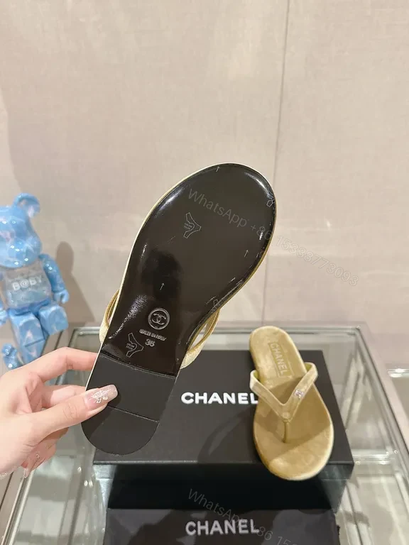 View 4 of Velvet Chanel-Inspired Slides: Luxe Everyday Comfort