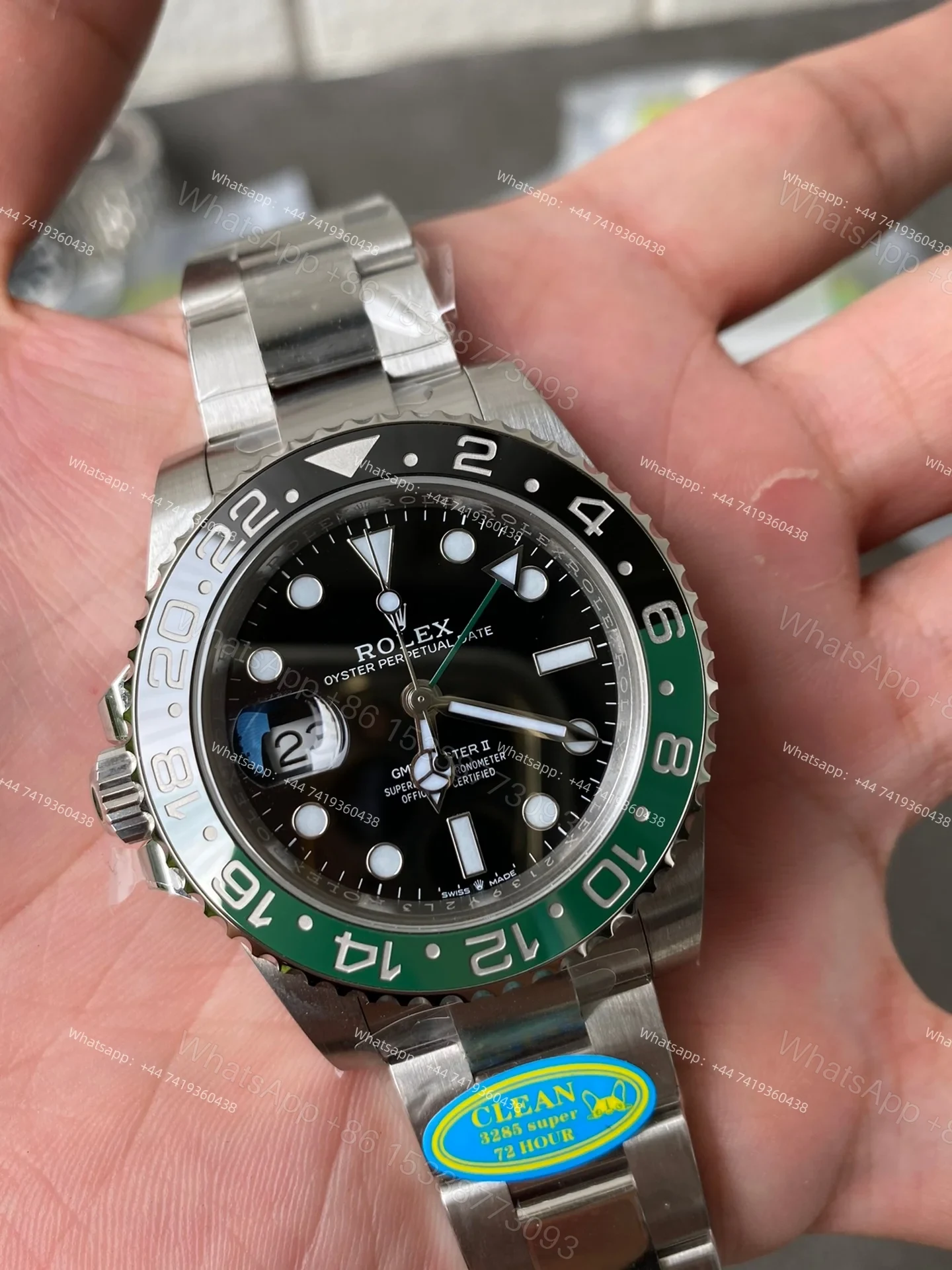 View 4 of Rolex Super Clone Watches 1:1 Sprite GMT-Master II 126720VTNR DD3285 Oyster