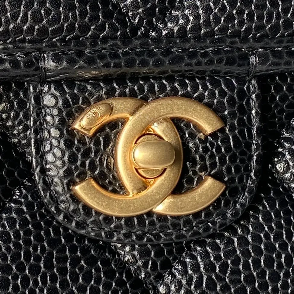View 6 of Quilted Black Bag with Gold Chain—Timeless Luxury Utility