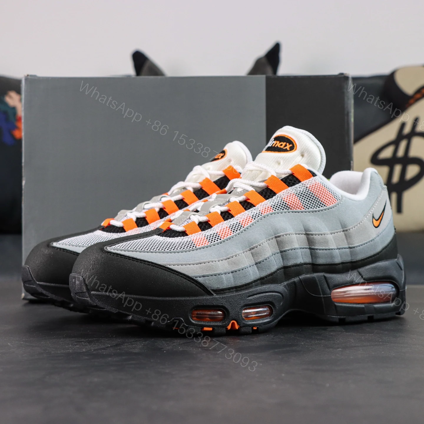 Air Max 95 OG ‘Bright Mandarin’ — view 1