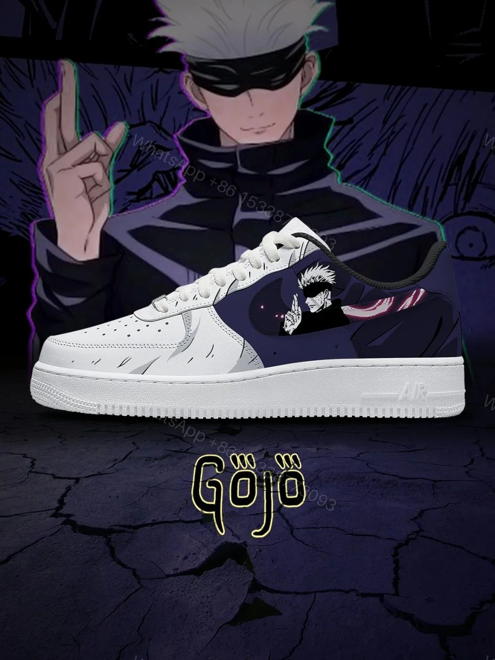 Satoru Gojo V.5 Custom Air Force 1 — view 1