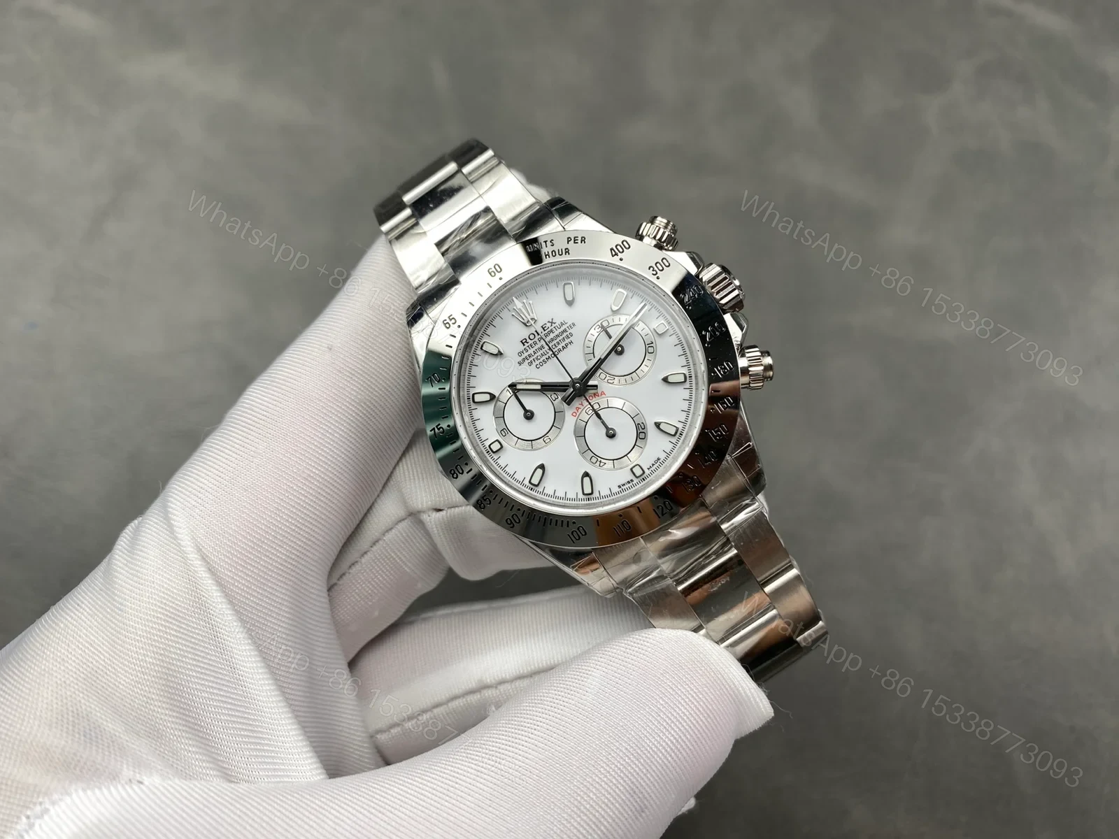 View 4 of Super Clone Rolex Daytona 116520 White Dial 40mm 116520-0016