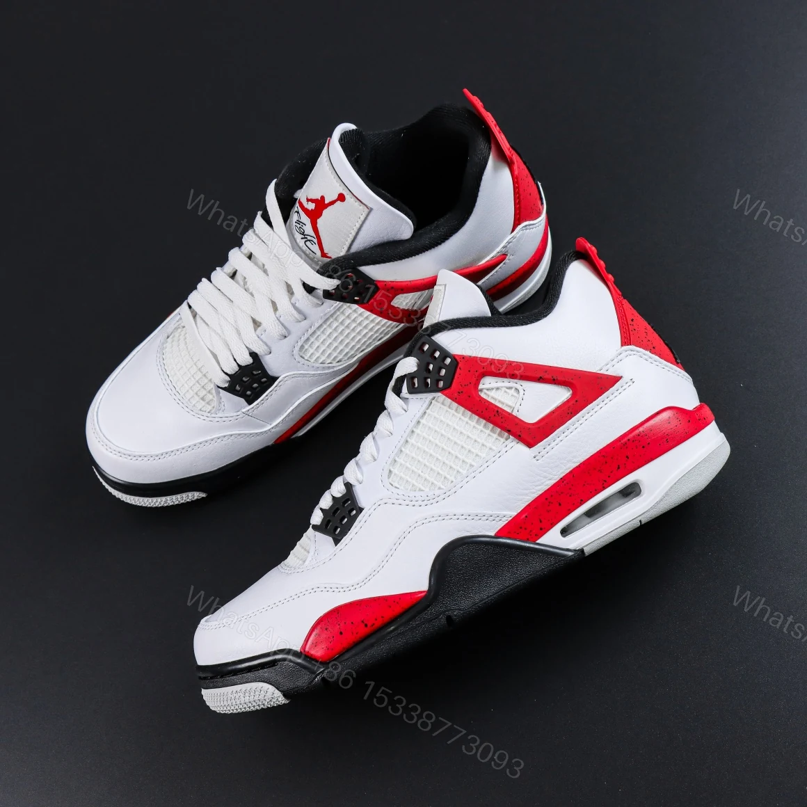 View 8 of Air Jordan 4 Retro Red Cement Reps