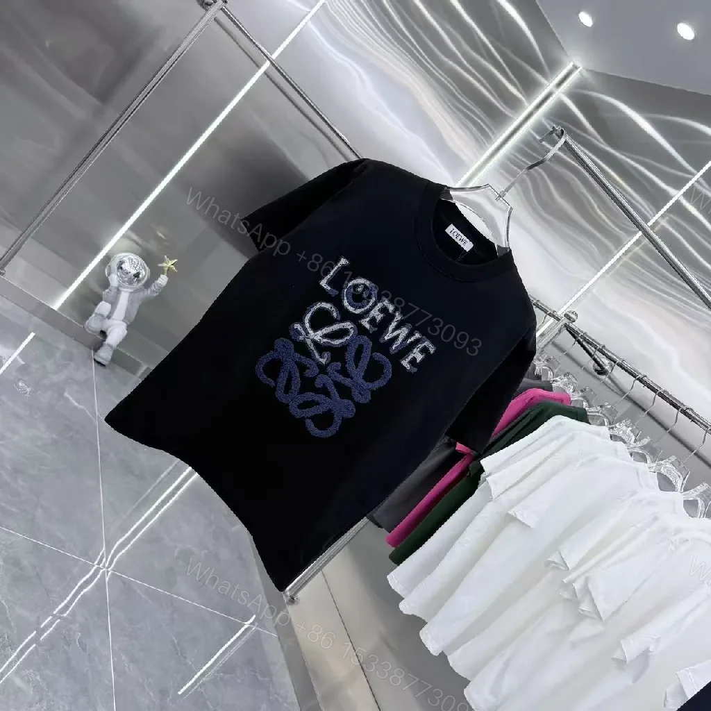 View 3 of Black Cotton Tee + Textured Logo + Streetwear + Subtle Luxe Detail + T-Shirt