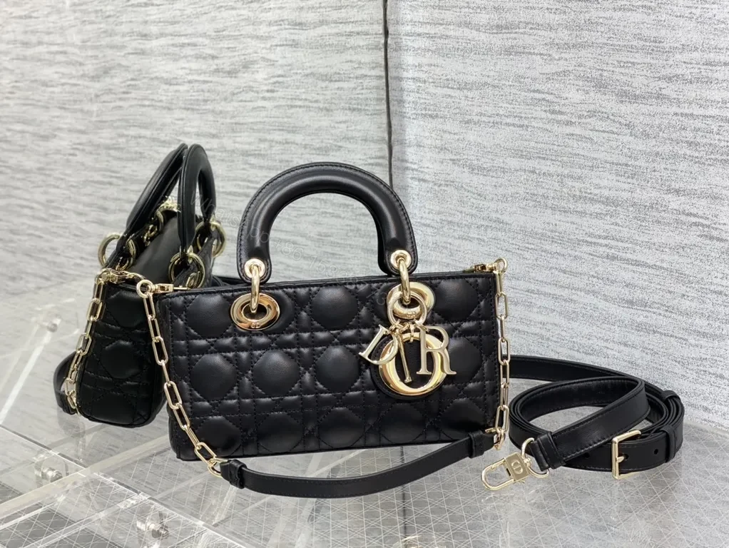 Chic Quilted Mini Satchel: Gold Hardware Designer-Inspired Bag — view 1