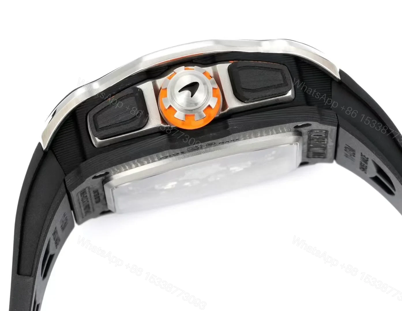 View 6 of Richard Mille RM65-01 McLaren W1 Automatic Chronograph Watch Carbon TPT Titanium Skeleton Dial RMAC4 Movement Supercar Edition RM65-01-MCL-W1-CHR