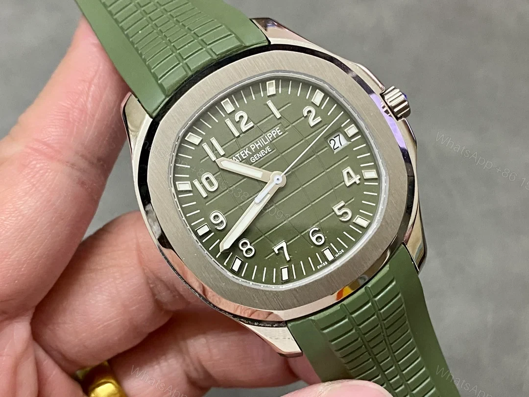 View 2 of Patek Philippe Aquanaut 5168 White Gold Green 5168G-010
