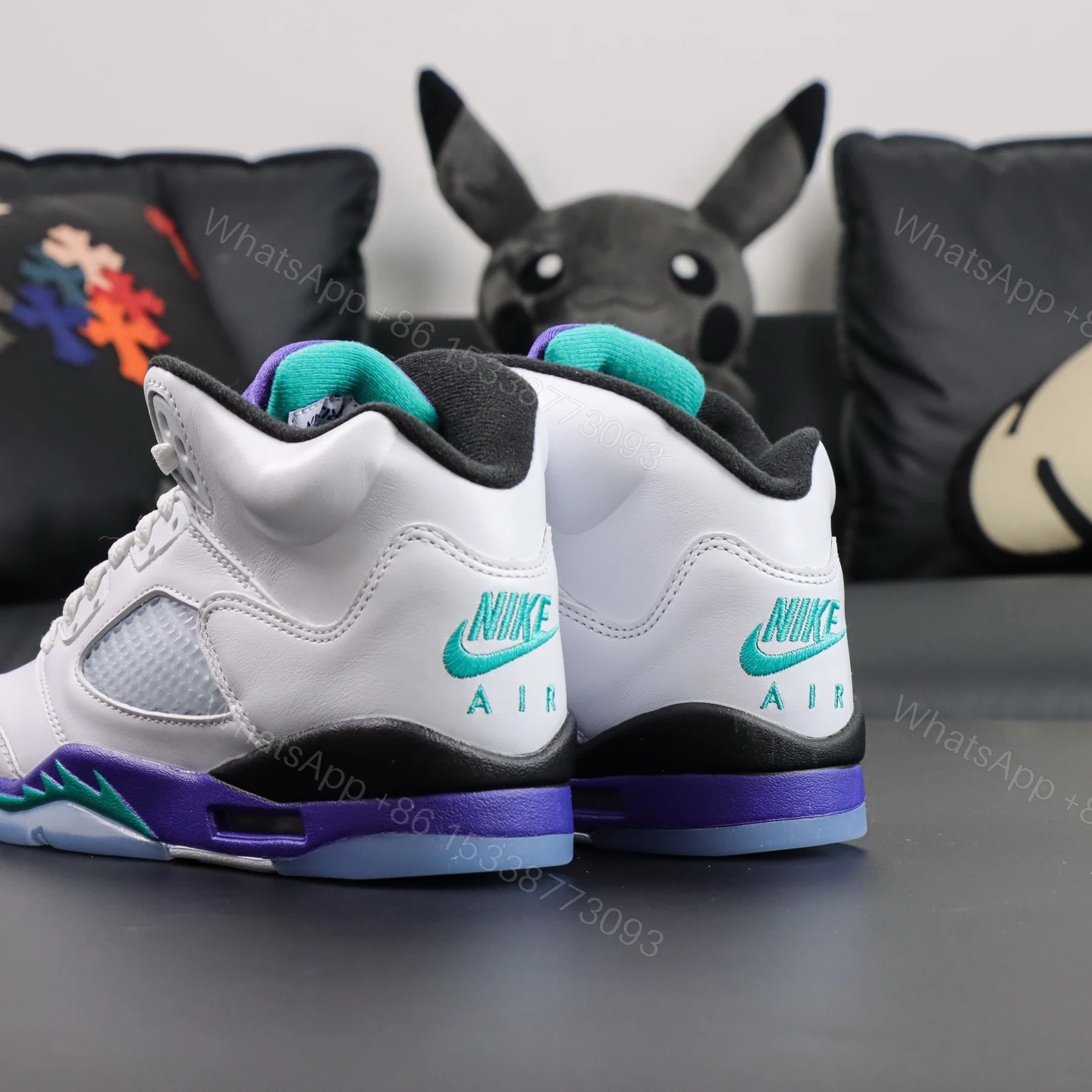 View 5 of Air Jordan 5 Retro Grape Reps