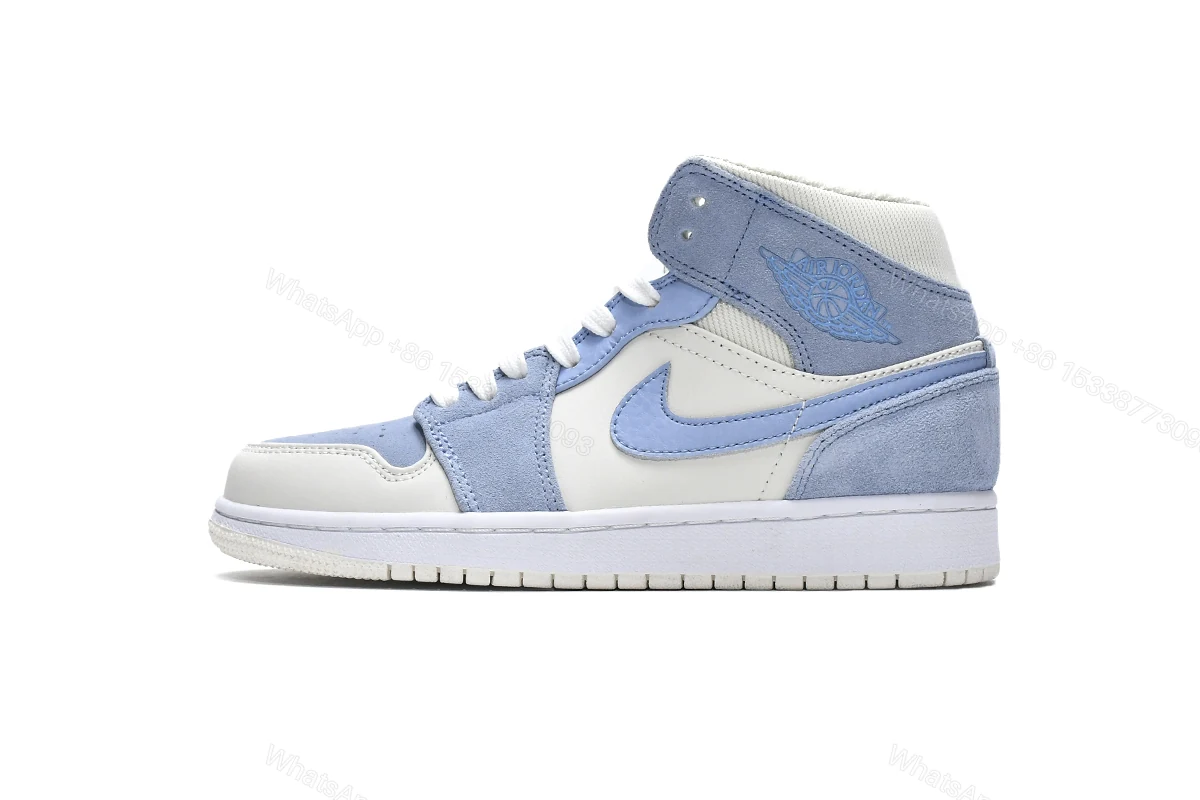 View 10 of Air Jordan 1 Mid Mixed Textures Blue DA4666-100